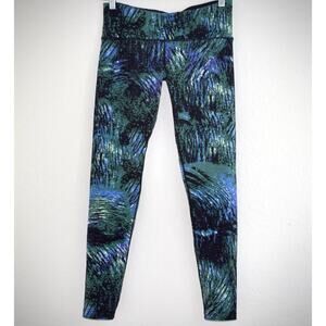 Tuff Athletics Palm Tree Print Leggings – Size S, Excellent Used Condition